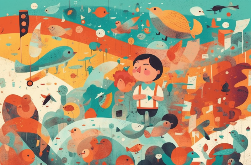 六一儿童节彩色画面狂欢庆祝派对孩子嬉戏书籍童真幻想插画,插画/手绘图,插画/手绘图库,插画/手绘图下载,插画/手绘